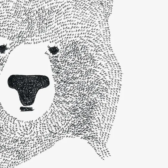 小熊插画免抠