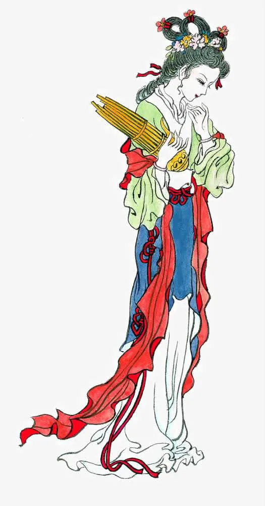 典雅女子免抠