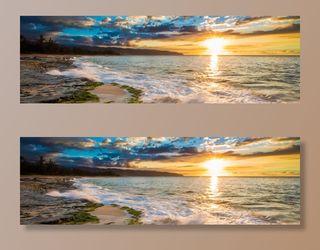 唯美海滩景色高清图片高清摄影风景背景