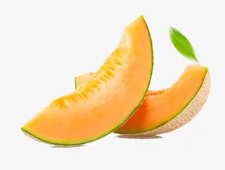 切开的哈密瓜免抠