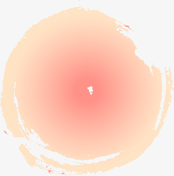 粉色矢量不规则笔刷图免抠