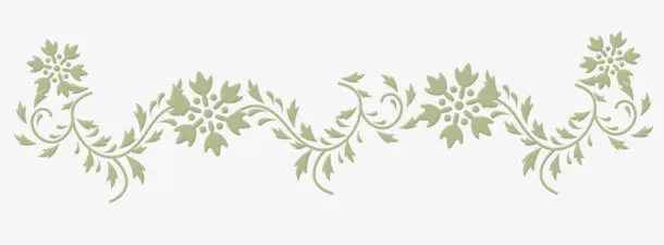 灰色雪花边框免抠