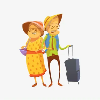 一起去旅行免抠