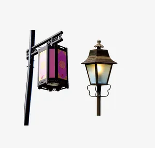 古代现代灯的集合免抠