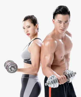 健身减肥运动塑身免抠