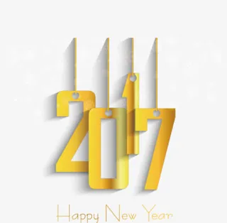 2017年新年设计矢量免抠素材免抠