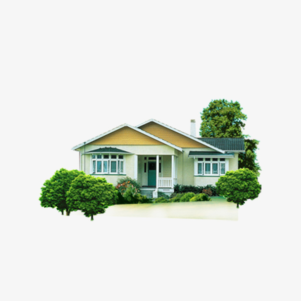 绿色现代植物装饰免抠背景摄影风景元素