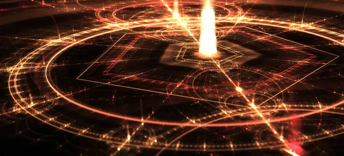 科幻商务形状炫光海报背景高清