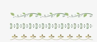 植物花边边框免抠