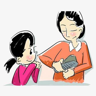 漫画母亲纳鞋免抠