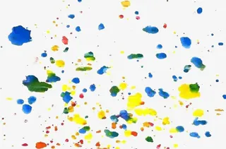 创意墨点水彩底纹边框免扣素材免抠