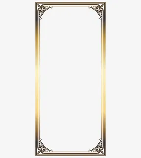 欧式花纹边框免抠