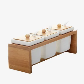 纯白波纹调料罐免抠