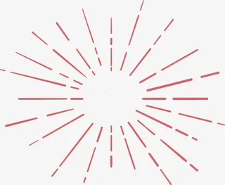 粉红色射线边框免抠