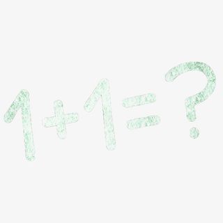1+1＝？算数题免抠