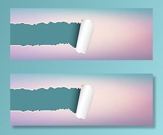 几何纸张撕裂背景高清