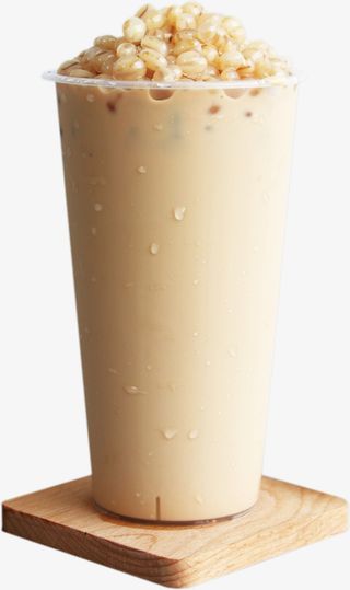 青稞牛乳奶茶免抠