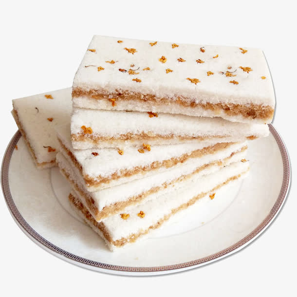 美食桂花糕免抠