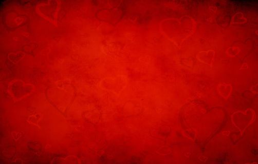 红色心型背景