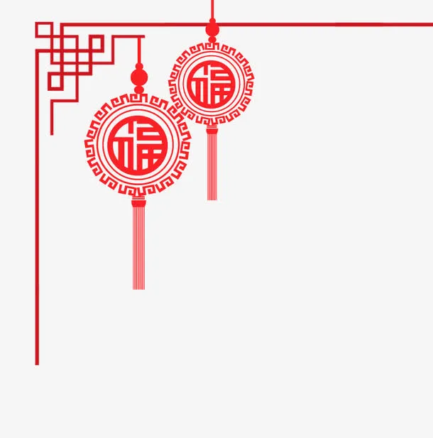 免抠中国风中国结装饰免抠