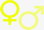 男生和女生符号相册背景素材