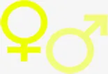 男生和女生符号相册背景素材