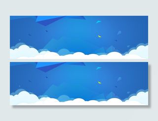 蓝色几何渐变背景高清