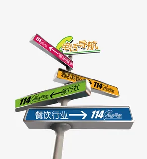 电话导航114路标免抠 电话导航114路标免抠