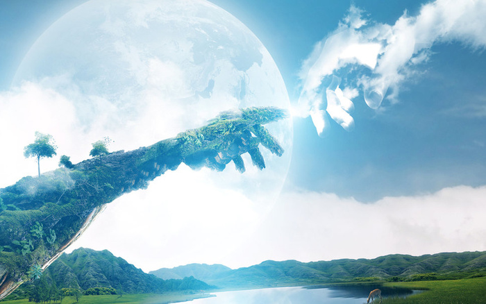 浪漫天空背景高清