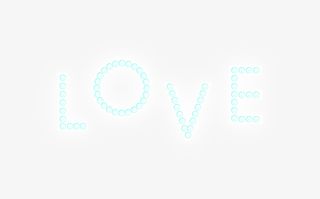 情人节爱情白色艺术字免抠