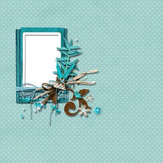 植物卷纹相框边框免抠