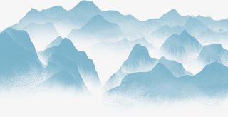 连绵起伏的山脉免抠