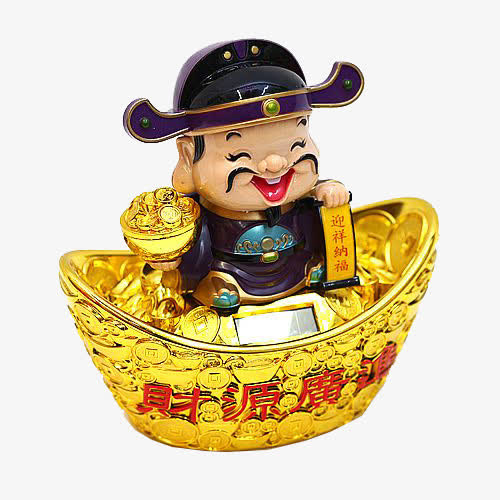 财源广进财神爷免抠
