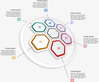商务信息图表示意图免抠