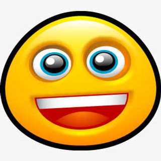 笑脸露齿而笑面对快乐有趣的微笑免抠