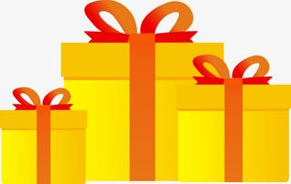 一堆礼品盒礼物盒子免抠