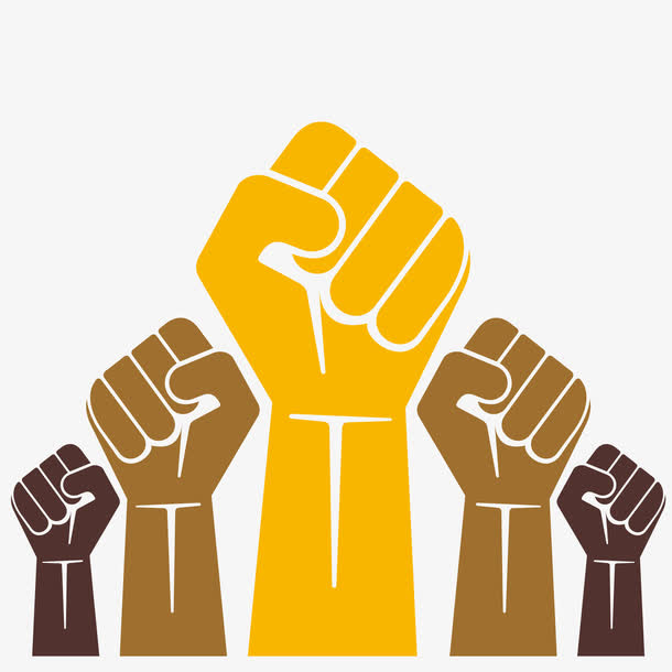 拳头力度图案免抠