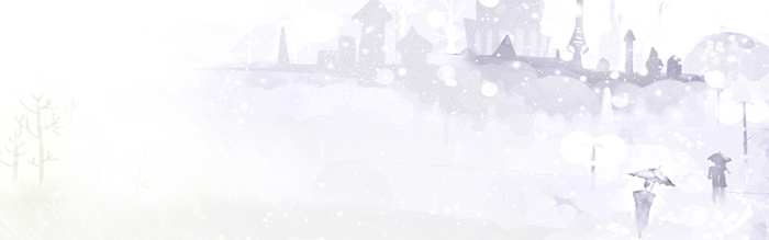 梦幻冬天雪景大图背景高清