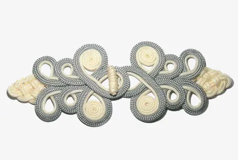 灰白色蜻蜓扣免抠