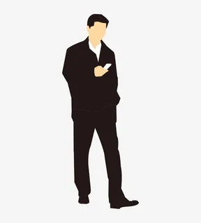 卡通商务人物男人免抠