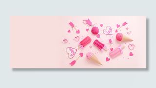 粉色清新背景高清