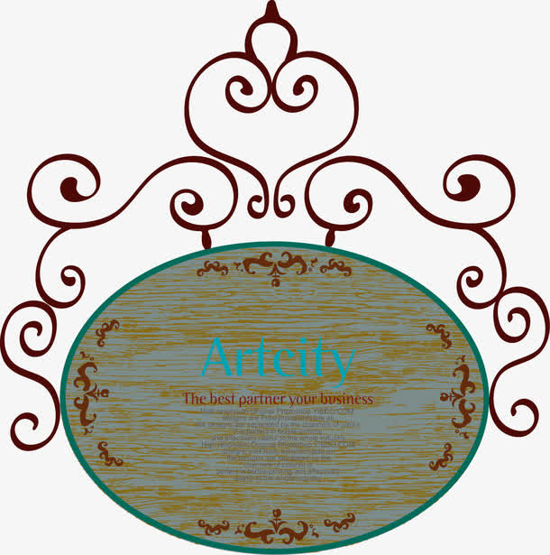 韩国精美花形饰角免抠