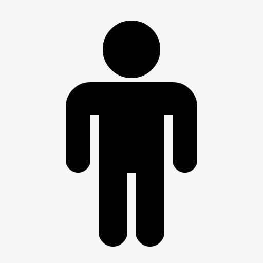 男厕所标志图标免抠