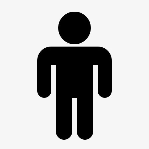 男厕所标志图标免抠