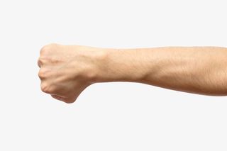 沙包大的拳头手臂示意图素材免抠