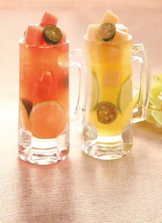 鲜果茶海报背景素材高清