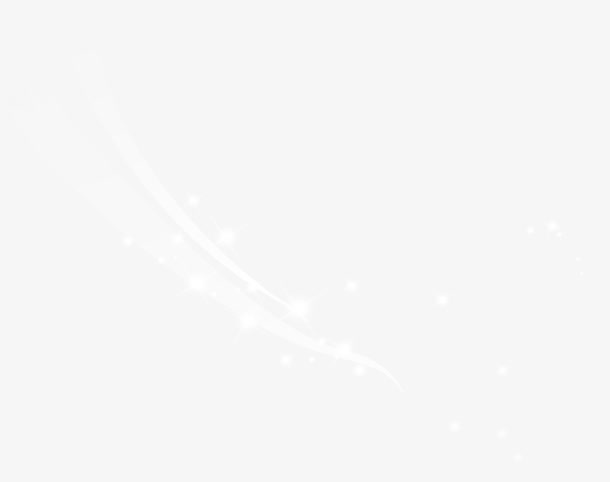 白色曲线光晕效果元素免抠