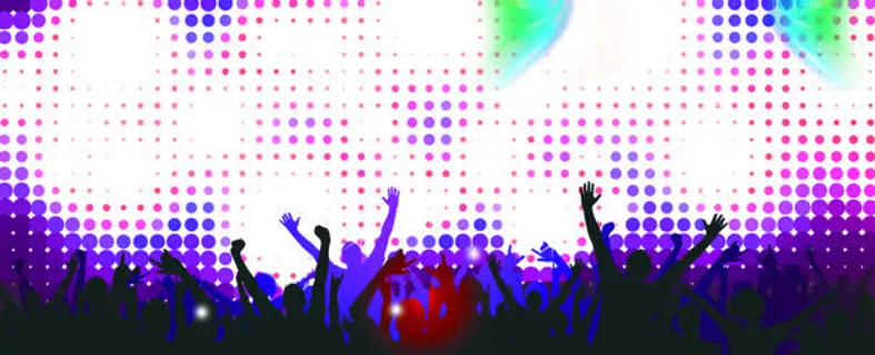 KTV狂欢设计banner背景