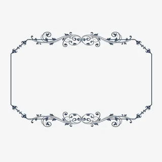 蕾丝边框免抠