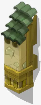 瓦片屋檐免抠